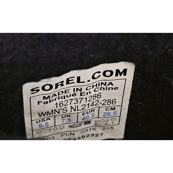 Sorel Boots Joan of Arctic Fleece Winter Waterproof Gorpcore Boots Sz 9.5 EUC - Picture 5 of 12